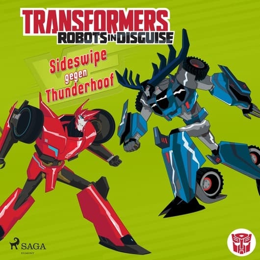 Tonie-Figur Robots in Disguise - Sideswipe gegen Thunderhoof aus der Serie Transformers