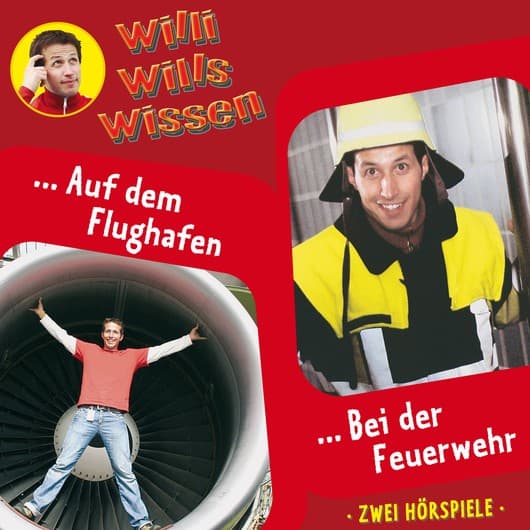 Tonie-Figur Auf dem Flughafen / Bei der Feuerwehr aus der Serie Willi wills wissen