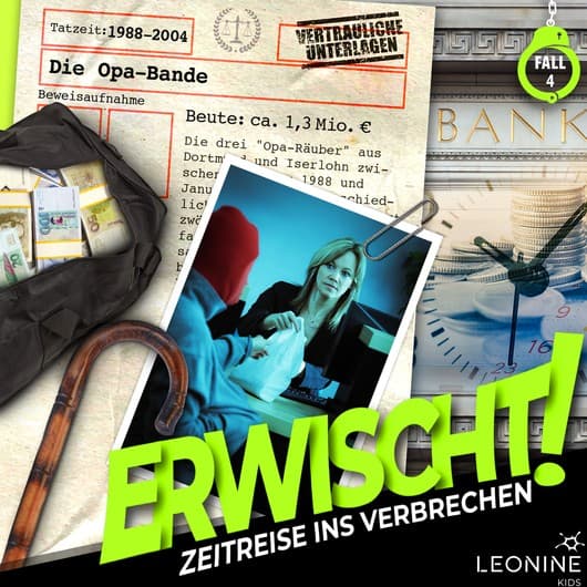 Tonie-Figur Folge 04: Die Opa-Bande aus der Serie Erwischt! Zeitreise ins Verbrechen