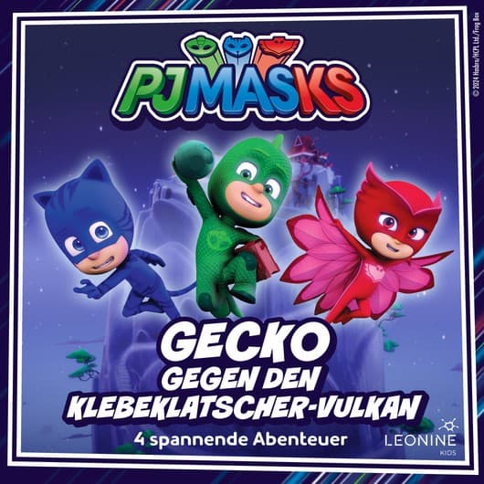 Tonie-Figur Folgen 83-86: Gecko gegen den Klebeklatscher-Vulkan aus der Serie PJ Masks