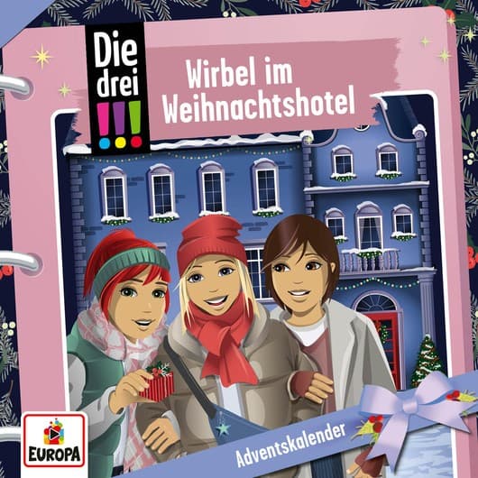 Tonie-Figur Adventskalender - Wirbel im Weihnachtshotel aus der Serie Die drei !!!