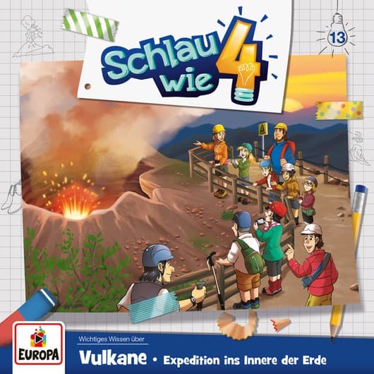 Tonie-Figur Vulkane. Expedition ins Innere der Erde aus der Serie Schlau wie Vier