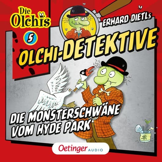 Tonie-Figur Die Monsterschwäne vom Hyde Park aus der Serie Die Olchi-Detektive
