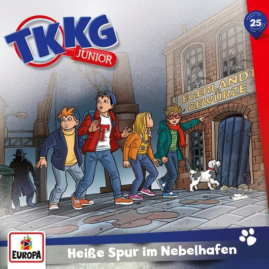 Tonie-Figur Heiße Spur im Nebelhafen aus der Serie TKKG Junior