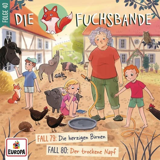 Tonie-Figur Fall 79: Die herzigen Birnen/Fall 80: Der trockene Napf aus der Serie Die Fuchsbande