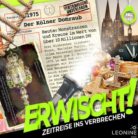 Tonie-Figur Folge 15: Der Kölner Domraub aus der Serie Erwischt! Zeitreise ins Verbrechen