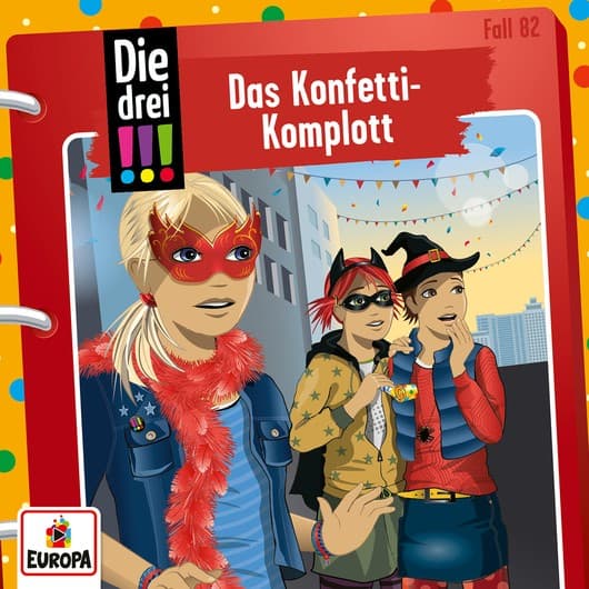Tonie-Figur Folge 82: Das Konfetti-Komplott aus der Serie Die drei !!!