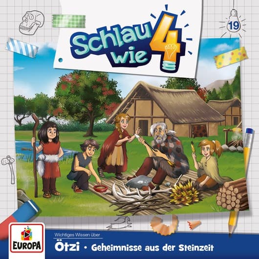 Tonie-Figur Ötzi. Geheimnisse aus der Steinzeit aus der Serie Schlau wie Vier