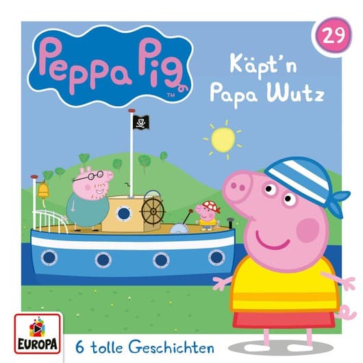 Tonie-Figur Käpt'n Papa Wutz aus der Serie Peppa Pig