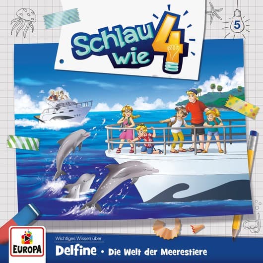 Tonie-Figur Delfine: Die Welt der Meerestiere aus der Serie Schlau wie Vier