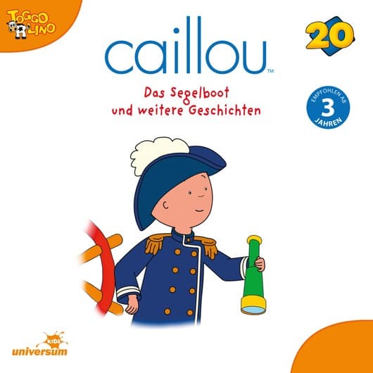 Tonie-Figur Folgen 215-226: Das Segelboot aus der Serie Caillou