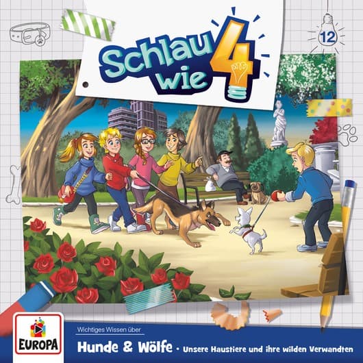 Tonie-Figur Hunde und Wölfe. Unsere Haustiere und ihre wilden Verwandten aus der Serie Schlau wie Vier
