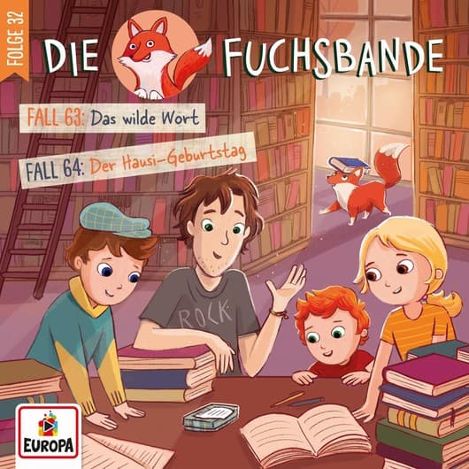 Tonie-Figur Folge 32: Fall 63: Das wilde Wort/Fall 64: Der Hausi-Geburtstag aus der Serie Die Fuchsbande