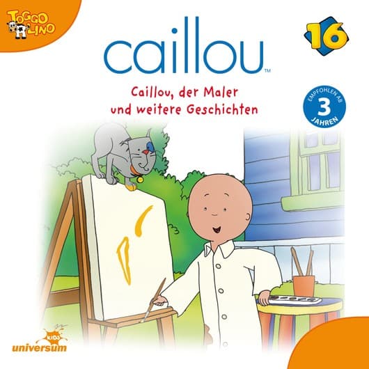 Tonie-Figur Folgen 191-196: Caillou, der Maler aus der Serie Caillou