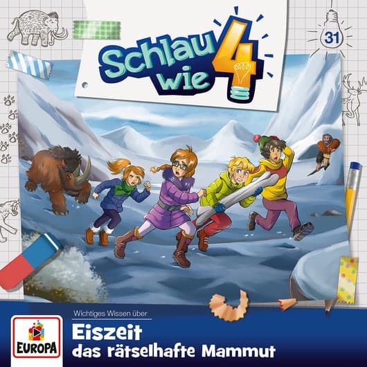Tonie-Figur Folge 31: Eiszeit. Das rätselhafte Mammut aus der Serie Schlau wie Vier
