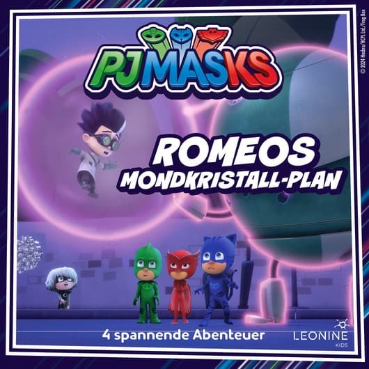 Tonie-Figur Folgen 87-90: Romeos Mondkristall-Plan aus der Serie PJ Masks
