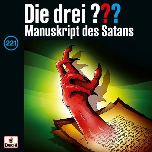 Tonie-Figur Folge 221: Manuskript des Satans aus der Serie Die drei ???
