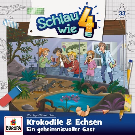 Tonie-Figur Folge 33: Krokodile & Echsen. Ein geheimnisvoller Gast aus der Serie Schlau wie Vier