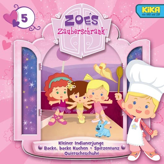 Tonie-Figur Kleiner Indianerjunge / Backe, backe Kuchen / Spitzentanz / Quietscheschuhe aus der Serie Zoés Zauberschrank