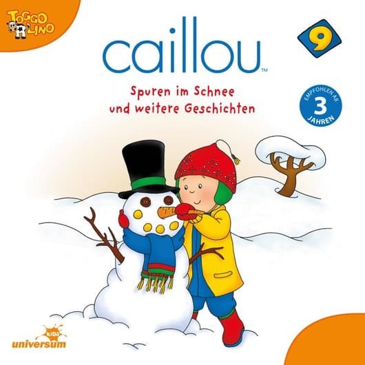 Tonie-Figur Folgen 107-118: Spuren im Schnee aus der Serie Caillou