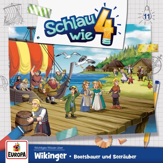 Tonie-Figur Wikinger. Bootsbauer und Seeräuber aus der Serie Schlau wie Vier