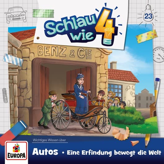 Tonie-Figur Folge 23: Autos - eine Erfindung bewegt die Welt aus der Serie Schlau wie Vier