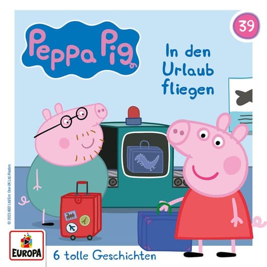 Tonie-Figur In den Urlaub fliegen aus der Serie Peppa Pig
