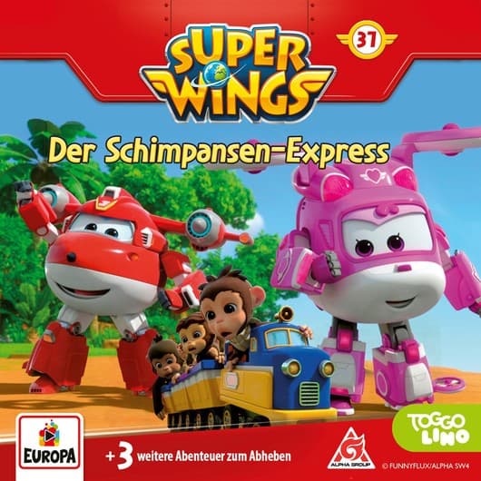Tonie-Figur Der Schimpansen-Express aus der Serie Super Wings