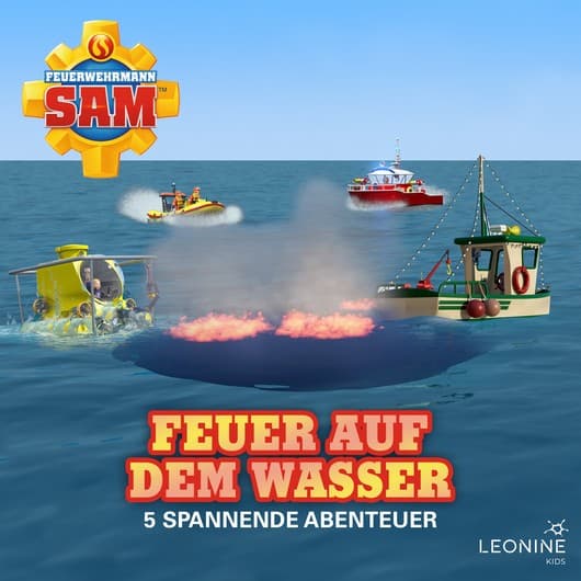 Tonie-Figur Folgen 170-174: Feuer auf dem Wasser aus der Serie Feuerwehrmann Sam
