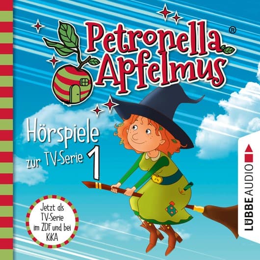 Tonie-Figur Der Oberhexenbesen / Papa ist geschrumpft / Verwichtelte Freundschaft aus der Serie Petronella Apfelmus - Hörspiele zur TV-Serie