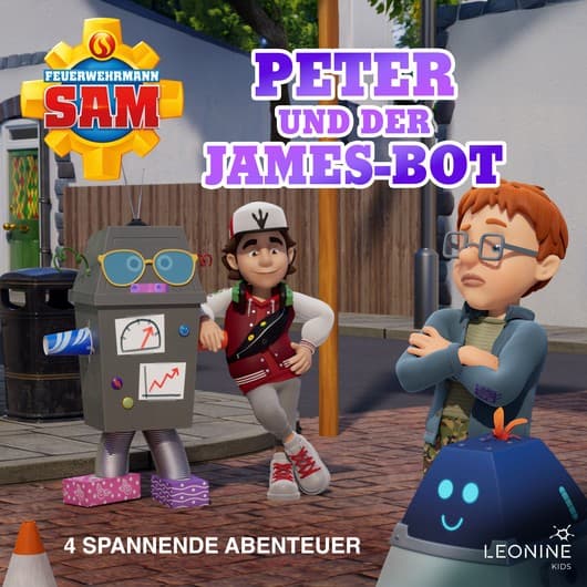Tonie-Figur Folgen 224-227: Peter und der James-Bot aus der Serie Feuerwehrmann Sam