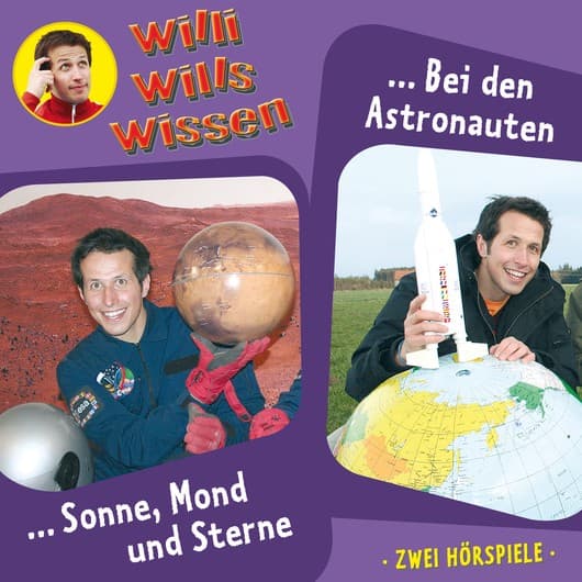 Tonie-Figur Sonne, Mond und Sterne / Bei den Astronauten aus der Serie Willi wills wissen