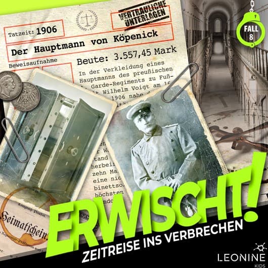 Tonie-Figur Folge 08: Der Hauptmann von Köpenick aus der Serie Erwischt! Zeitreise ins Verbrechen