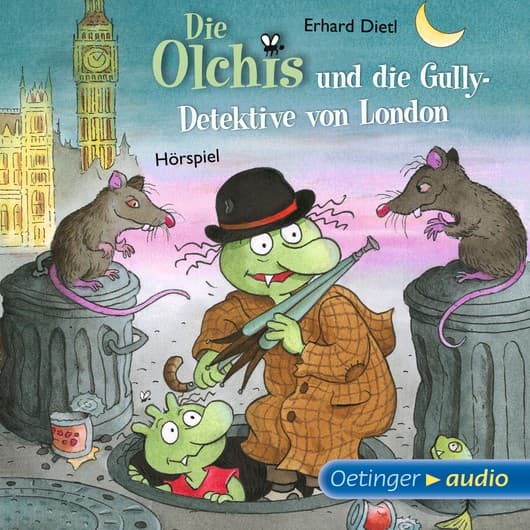 Tonie-Figur Die Olchis und die Gully-Detektive von London aus der Serie Die Olchis