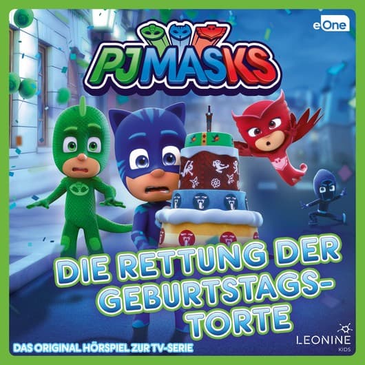 Tonie-Figur Folgen 43-46: Die Rettung der Geburtstagstorte aus der Serie PJ Masks