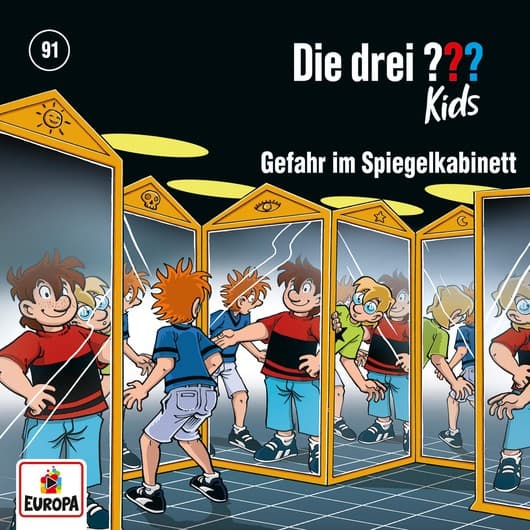 Tonie-Figur Folge 91: Gefahr im Spiegelkabinett aus der Serie Die drei ??? Kids