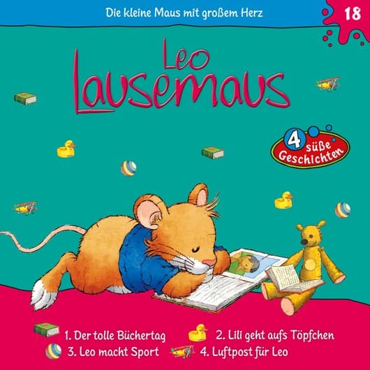 Tonie-Figur Leo Lausemaus, Folge 18: Der tolle Büchertag aus der Serie Leo Lausemaus