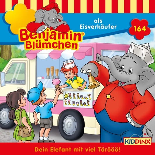 Tonie-Figur Benjamin Blümchen, Folge 164: als Eisverkäufer aus der Serie Benjamin Blümchen