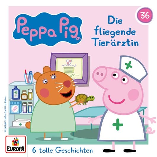 Tonie-Figur Folge 36: Die fliegende Tierärztin aus der Serie Peppa Pig