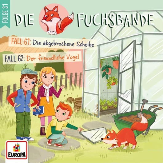 Tonie-Figur Fall 61: Die abgebrochene Scheibe / Fall 62: Der freundliche Vogel aus der Serie Die Fuchsbande