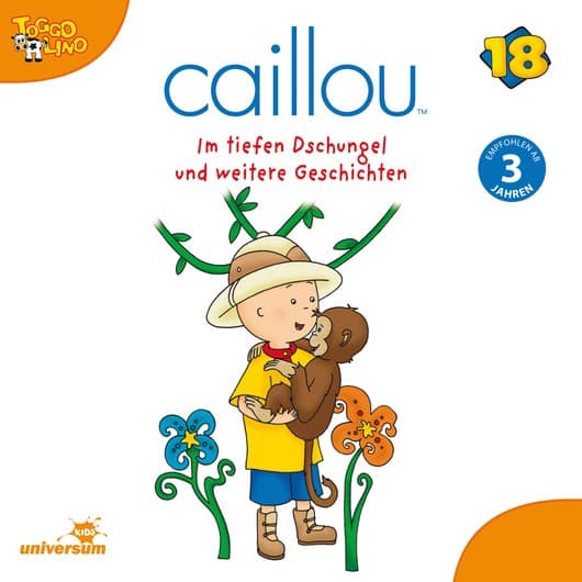 Tonie-Figur Folgen 203-208: Im tiefen Dschungel aus der Serie Caillou