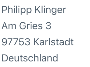 Name und Anschrift des Betreibers, als Grafik dargestellt